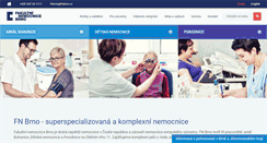 Desktop Screenshot of fnbrno.cz